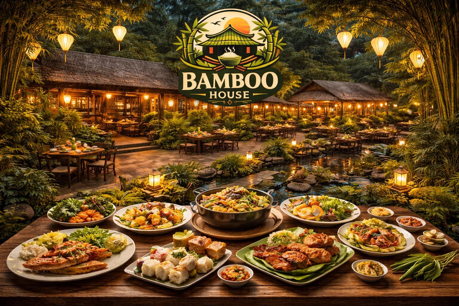 Phần mở đầu trang giới thiệu Bamboo House
